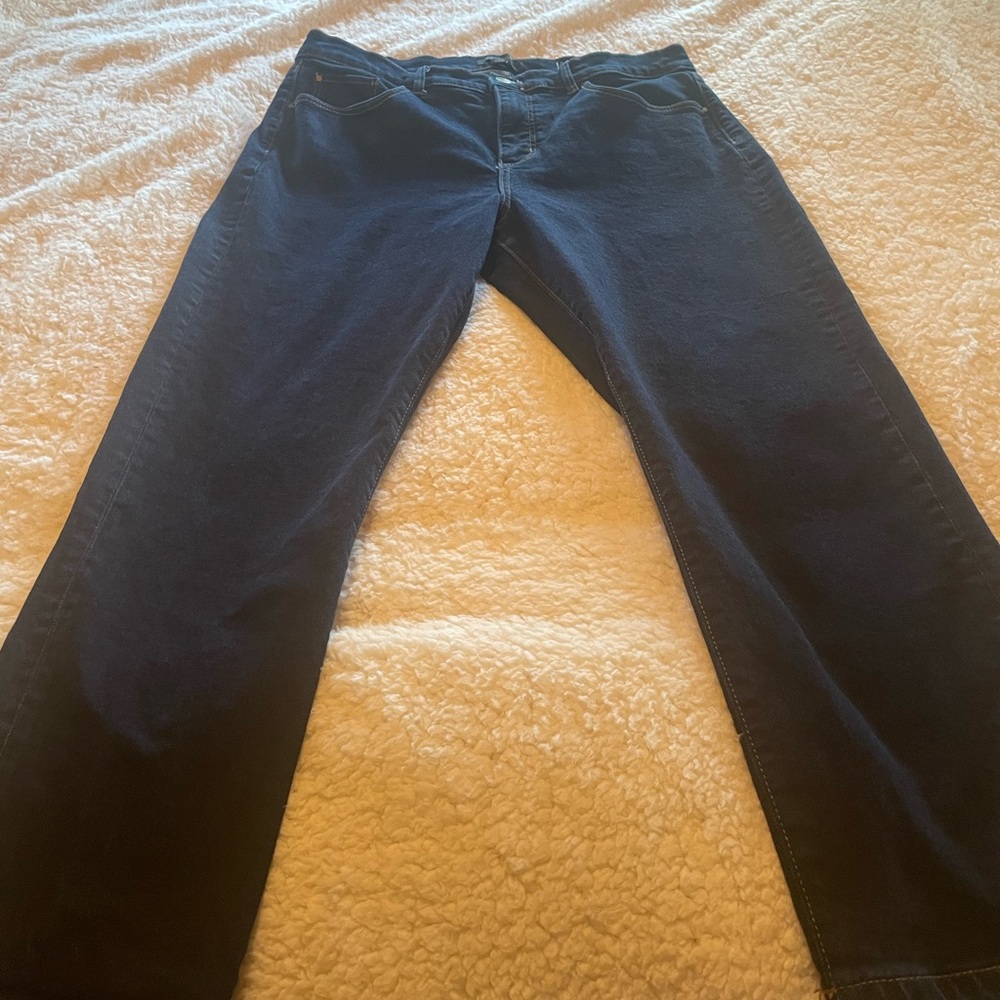Ann Taylor the Taper dark wash womens jeans size 12